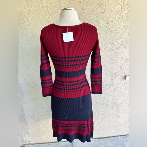 FRAICHE BY J Stripe Body-Con Sweater Dress - Picture 2 of 3